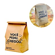 Saco de Delivery Kraft Reforçado - P (50-200) - imagem 1