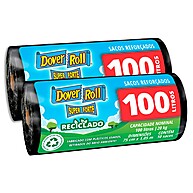 Saco de Lixo 100L Reciclado Super Forte – Kit com 20 Unidades - imagem 1