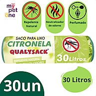 Saco de Lixo Perfumado Citronela: 30L – Elimine o Mau Cheiro! - imagem 1
