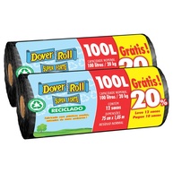 Saco de Lixo Reciclado 100L: +Forte e Sustentável! - imagem 1
