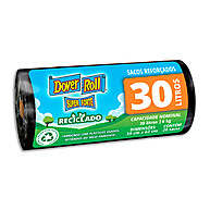 Saco de Lixo Reciclado 30L: Forte e Sustentável - imagem 1