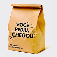 Saco Delivery Kraft Reforçado Tam PP (25x18x12) - Entrega Segura - imagem 1