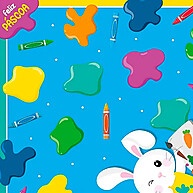 Saco Express 24x24cm Pintura Azul – Embalagem Ideal para Ovos de 100g a 150g - imagem 1