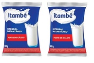 kit com 2 Itambé Leite em Pó Integral Instantâneo 400g Saco - imagem 1