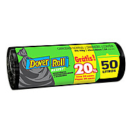 Saco Lixo 50L Preto com 24 Unidades – Sustentável e Resistente - imagem 1