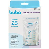 Saco Para Leite Materno Buba: Armazenamento Seguro - imagem 1