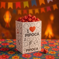 Saco para Pipoca Gourmet: 50 a 250 Unidades! - imagem 1