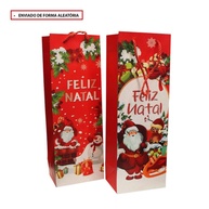 Sacola de Natal para Vinho: Presenteie com Estilo! - imagem 1