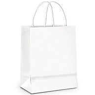 Sacola de Papel Branca 26x19,5x9,5cm (1001014) – 10 Unidades Cromus - imagem 1