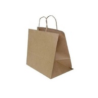 Sacola de Papel Kraft Grande: 10un (23,5x17x34cm) - imagem 1