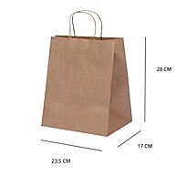Sacola Kraft 23,5x17x28 cm - Compre por Atacado - imagem 1
