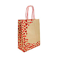 Sacola Kraft Coração: Elegância Sustentável - imagem 1
