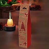 Sacola Natal Kraft: Elegância para Presentes - imagem 1
