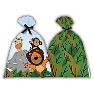 Sacola Safari para Lembrancinhas – Festa Infantil Perfeita - imagem 1