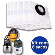 Kit 6 Sacos Aspirador de Pó Descartável Compatível com Electrolux A9 A10 A10T A10 SMART A13 Black+Decker LAS1100 WAP ST10 - imagem 4