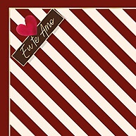 Sacos de Páscoa 44x44cm: Só Amor Vermelho - Cromus - imagem 1