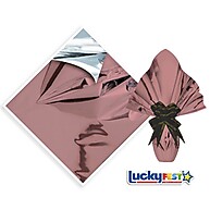 Sacos Rose Gold Páscoa: 25 Unidades (100g-150g) - imagem 1