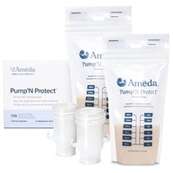 Ameda Sacos de Armazenamento Pump'N Protect para Leite Materno - 150 Peças, 170g, Sem BPA - imagem 2