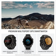 Garmin fēnix® 8 47mm: Smartwatch GPS Premium AMOLED Safira para Aventura e Performance - imagem 4