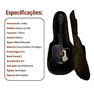 Semicase Violão: Proteção e Estilo Sierra Sag200 - imagem 2