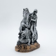 Imagem de São Jorge em Resina 14cm - Decoração Sagrada Resistente e Elegante - imagem 4