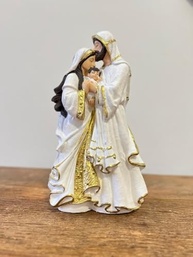 Sagrada Família em Gesso Premium 31x18cm - Escultura Artesanal com Detalhes Únicos - imagem 3