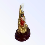 Imagem Divino Pai Eterno em Resina 7 cm - Escultura Sagrada com Detalhes Finais - imagem 2