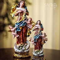 Imagem Nossa Senhora Desatadora dos Nós 30cm em Resina - Peça Sagrada para Bênçãos e Proteção - imagem 5