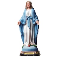 Imagem Nossa Senhora das Graças 20cm em Resina Importada - Decoração Sagrada com Detalhes Exclusivos - imagem 1