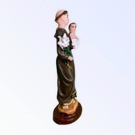 Santo Católico Padroeiro em Resina 7 cm - Imagem Sagrada de Santo Antônio para Decoração e Oração - imagem 2