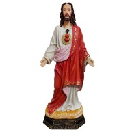 Imagem do Sagrado Coração de Jesus em Resina 30 cm - Decoração e Fé Católica - imagem 1