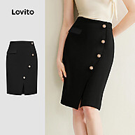 Saia Assimétrica Lovito: Elegância e Conforto - imagem 1