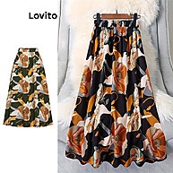 Saia Boho Floral Lovito LNL67277: Estilo e Conforto - imagem 1