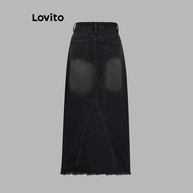 Saia Jeans Lovito: Casual, Confortável e Estilosa - imagem 1
