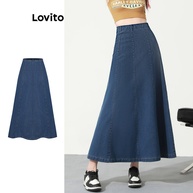 Saia Jeans Lovito: Conforto e Estilo Casual - imagem 1