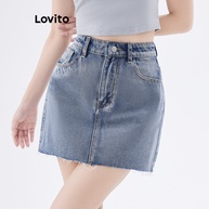 Saia Jeans Lovito: Conforto e Estilo! - imagem 1