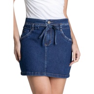 Saia Jeans Mini Sawary: Estilo e Conforto! - imagem 1