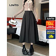 Saia Midi Lovito: Elegância e Conforto! - imagem 1