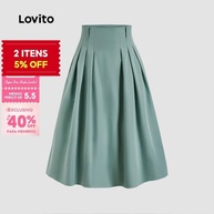 Saia Plissada Lovito: Estilo e Conforto! - imagem 1