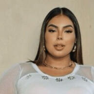 Saia Plus Size Elegante com Bolso e Elástico - imagem 1