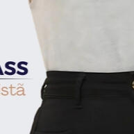 Saia Social Preta com Strass e Lycra 7PALLAS: Brilhe com Estilo - imagem 1