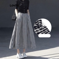 Saia Xadrez Lovito: Elegância e Conforto - imagem 1