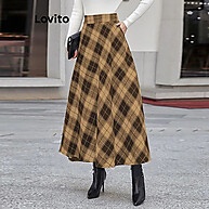 Saia Xadrez Lovito: Estilo Casual para o Inverno - imagem 1