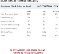 Geleia De Morango Pote De Vidro Premium Saint Paul 230g - imagem 3