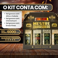 Kit Sal Grosso Temperado Para Churrasco 4 Unidades Mestre Churrasqueiro - imagem 4