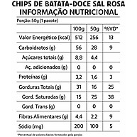 Chips Batata Doce Belive Sal Rosa 50g: Crocância Sem Glúten - imagem 4