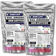 Sal Grosso Churrasco Zero Ferrocianeto 2kg Sem Aditivos - imagem 2