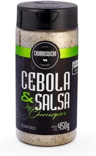 Sal Cebola & Salsa Churrasquero, Tempero para Churrasco, 450g - imagem 1
