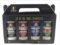 Kit Churrasco Sal Parrilla Uruguaio Original Gozalo 4 X 500g - imagem 1