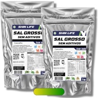 Sal Grosso Cascalho Bruto Sem Triturar 2kg Sem Aditivos - imagem 2